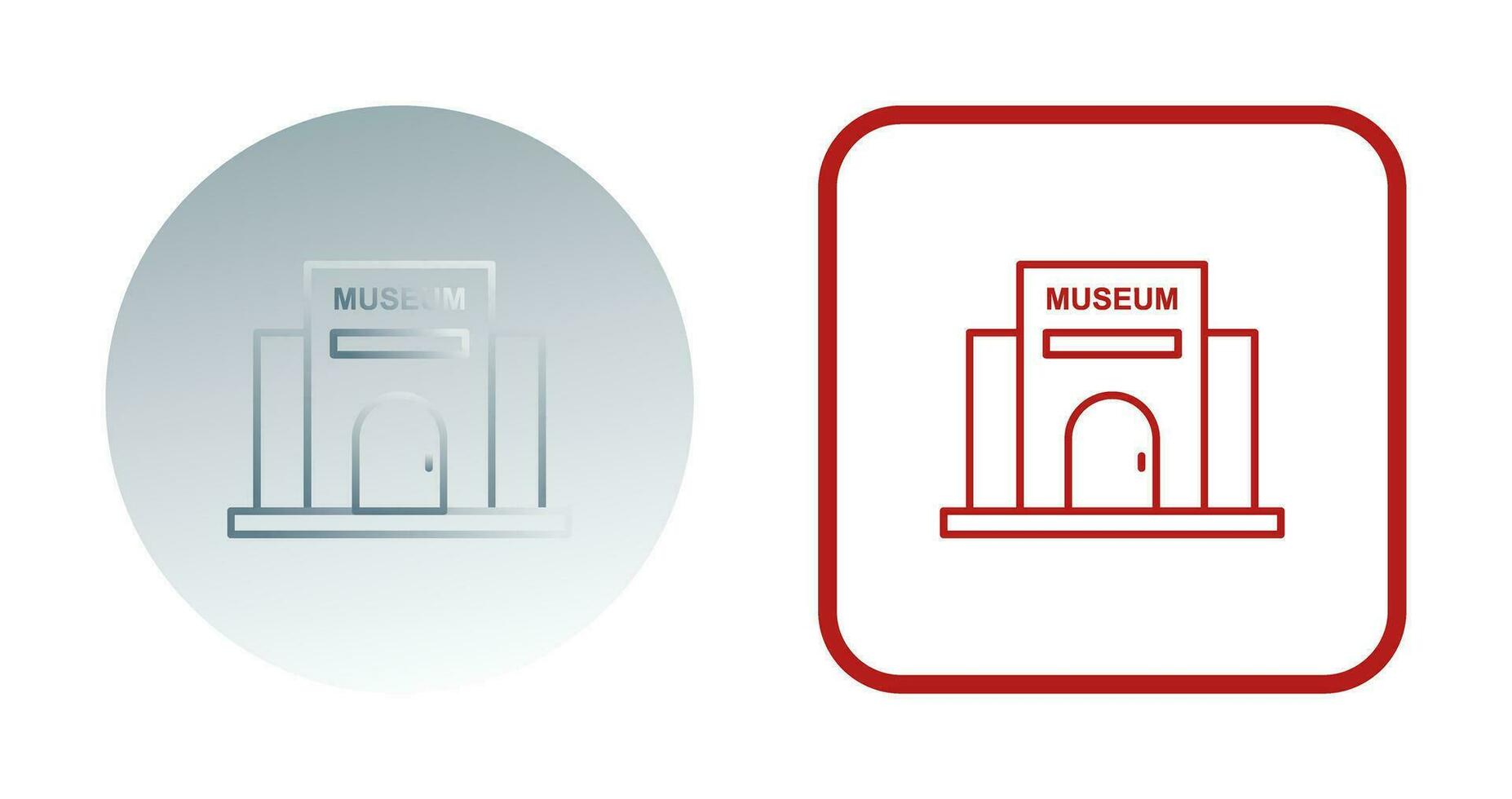 Museum Building Vector Icon
