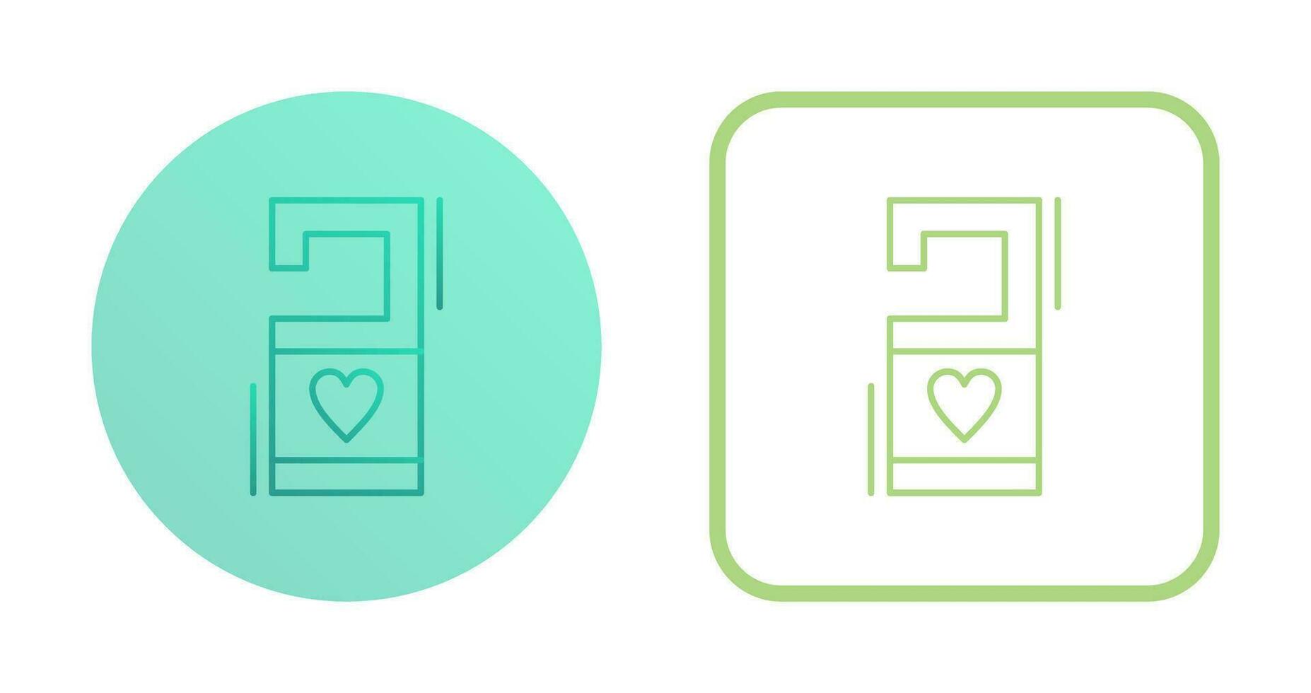 Door Knob Sign Vector Icon