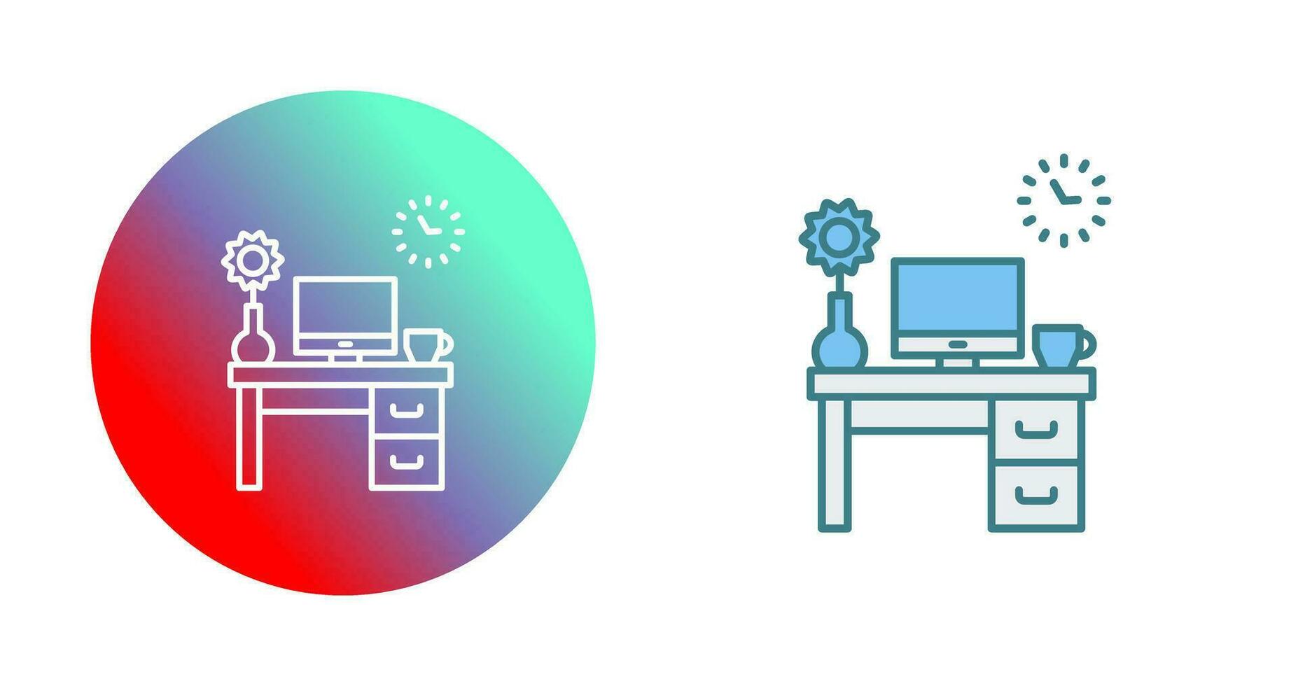 Work Table Vector Icon