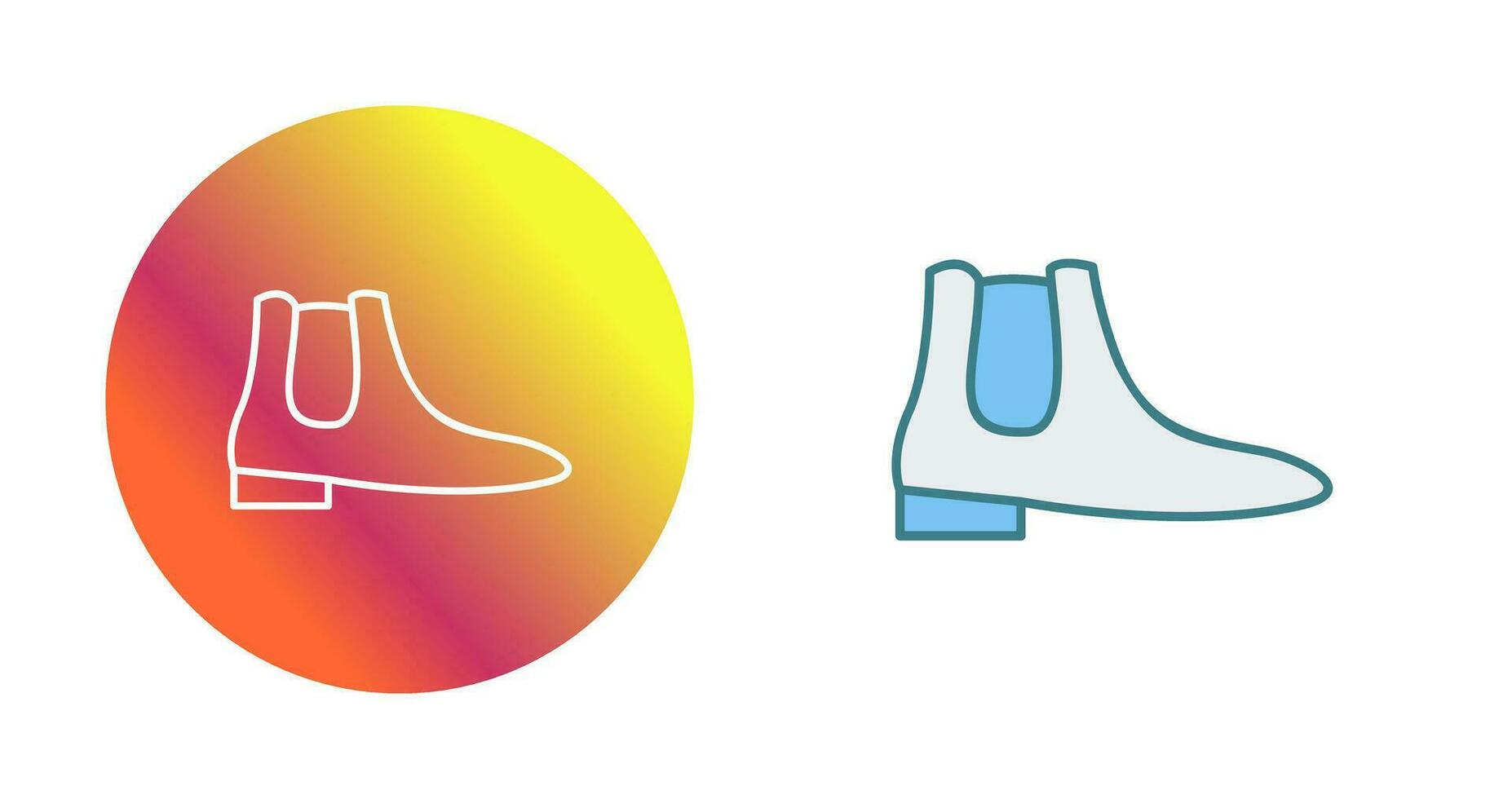 Men's Boots Vector Icon