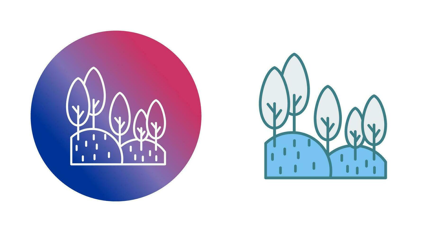 Forest Vector Icon