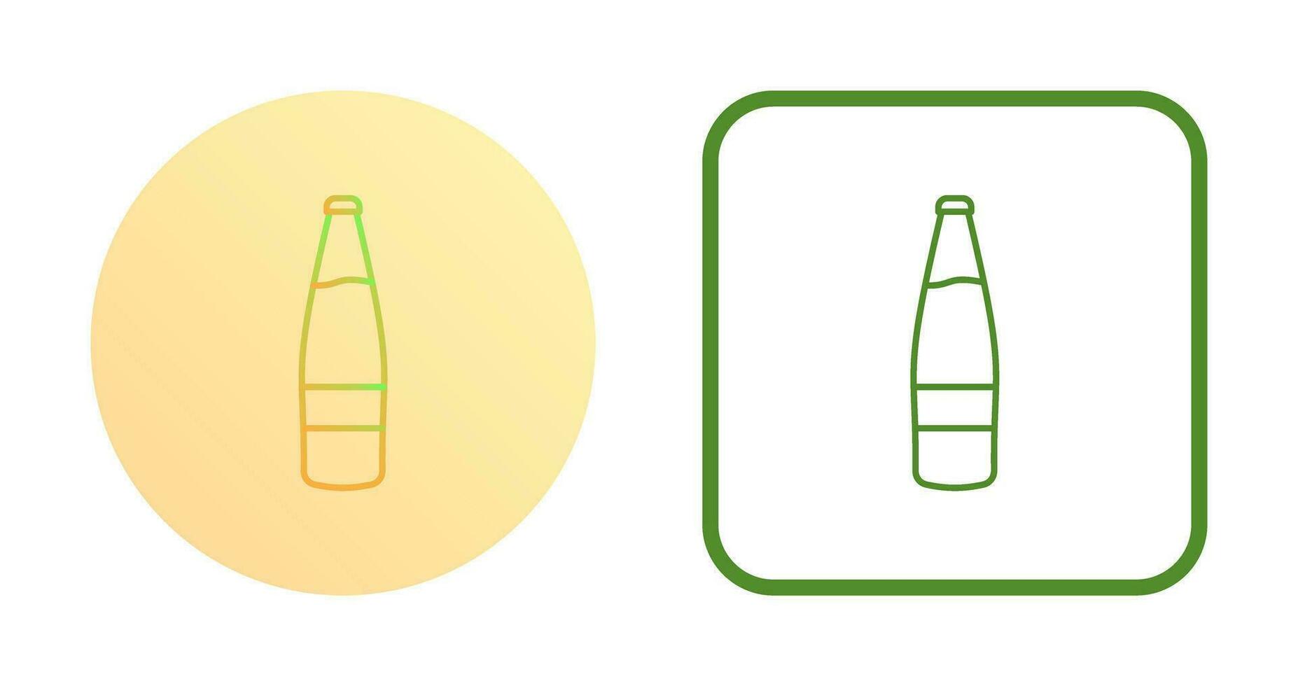 Beer Bottle Vector Icon