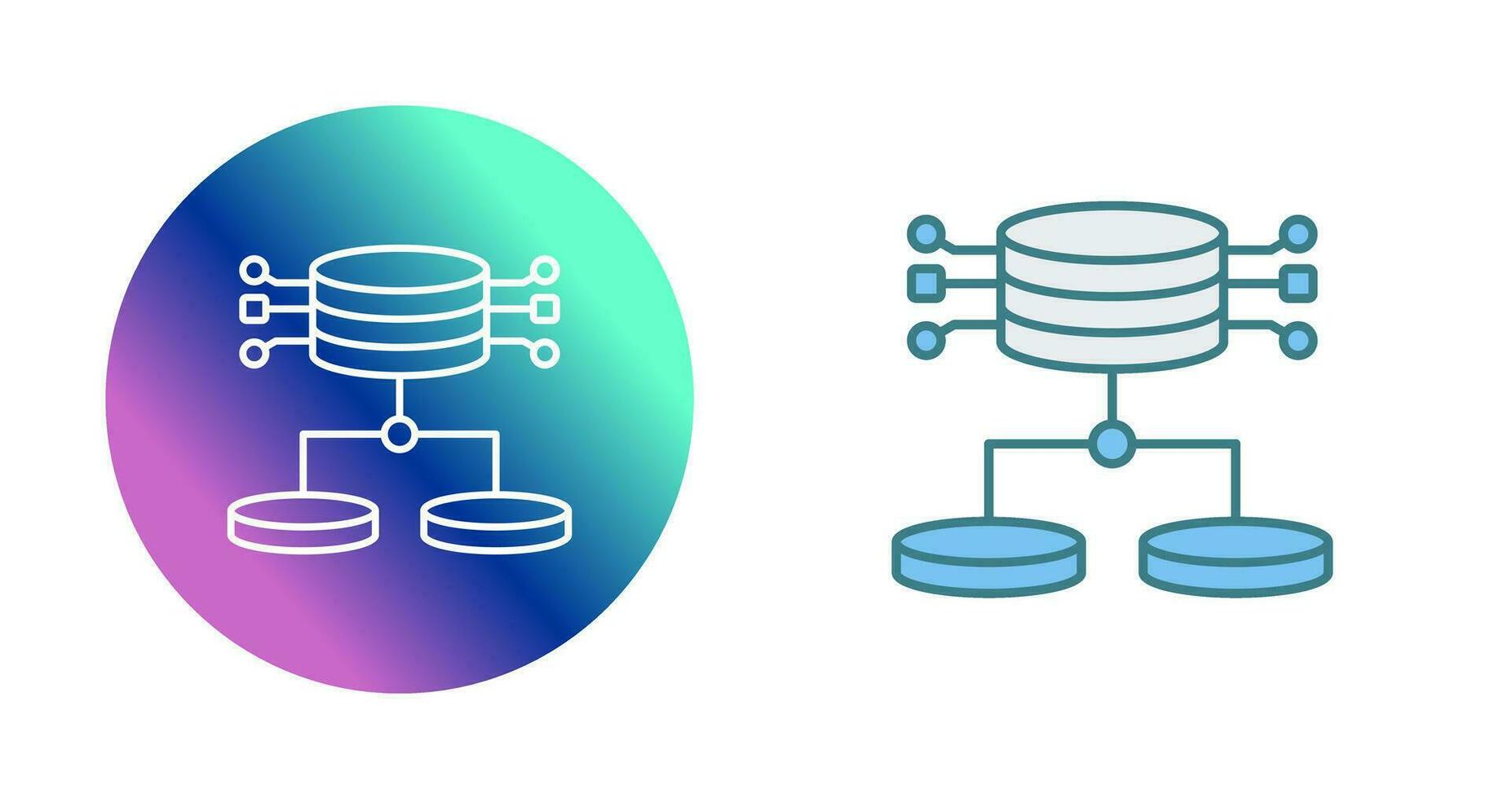 Structured Data Vector Icon