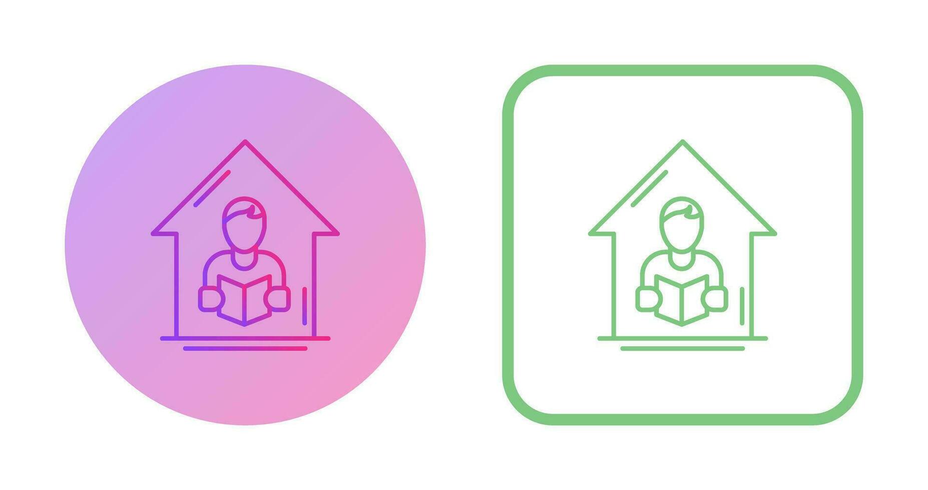 Home Learning Vector Icon