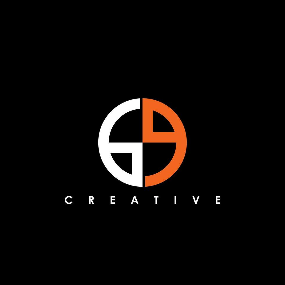 69 Letter Initial Logo Design Template Vector Illustration