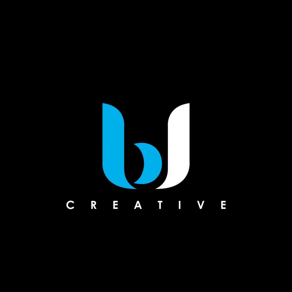 BW Letter Initial Logo Design Template Vector Illustration