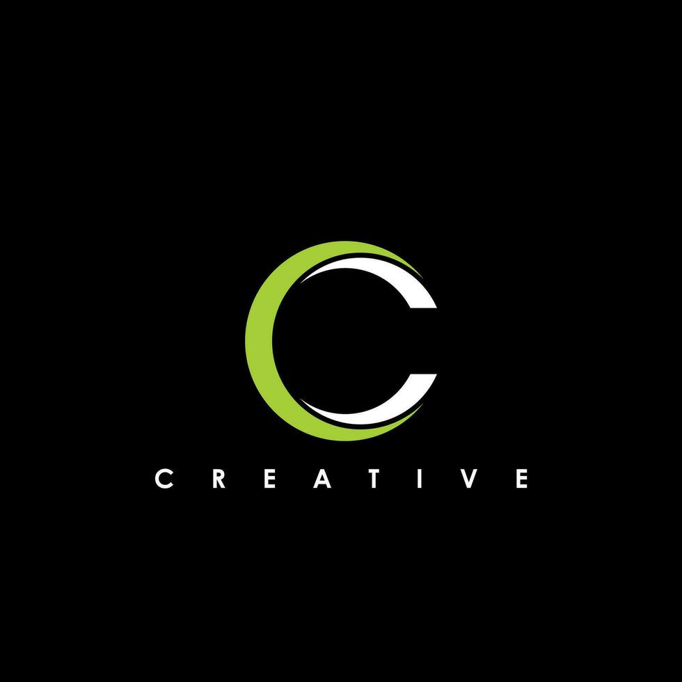 C Letter Initial Logo Design Template Vector Illustration