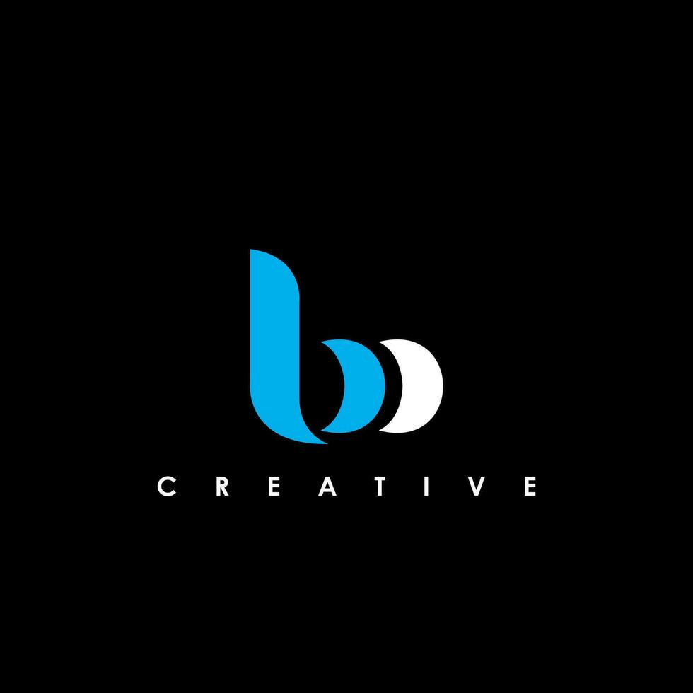 BW Letter Initial Logo Design Template Vector Illustration