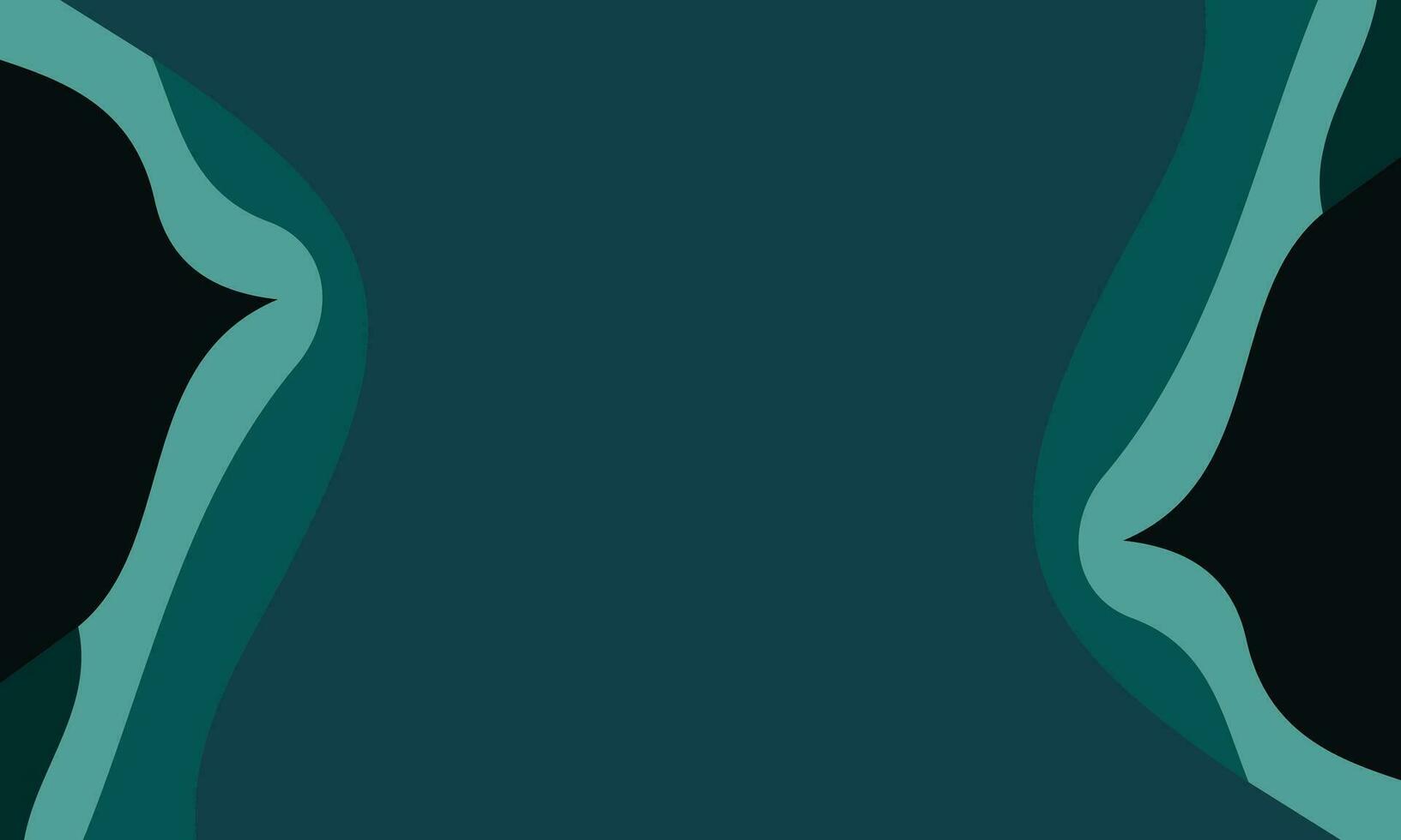 Aesthetic green abstract background with copy space area. Suitable for poster and banner vector