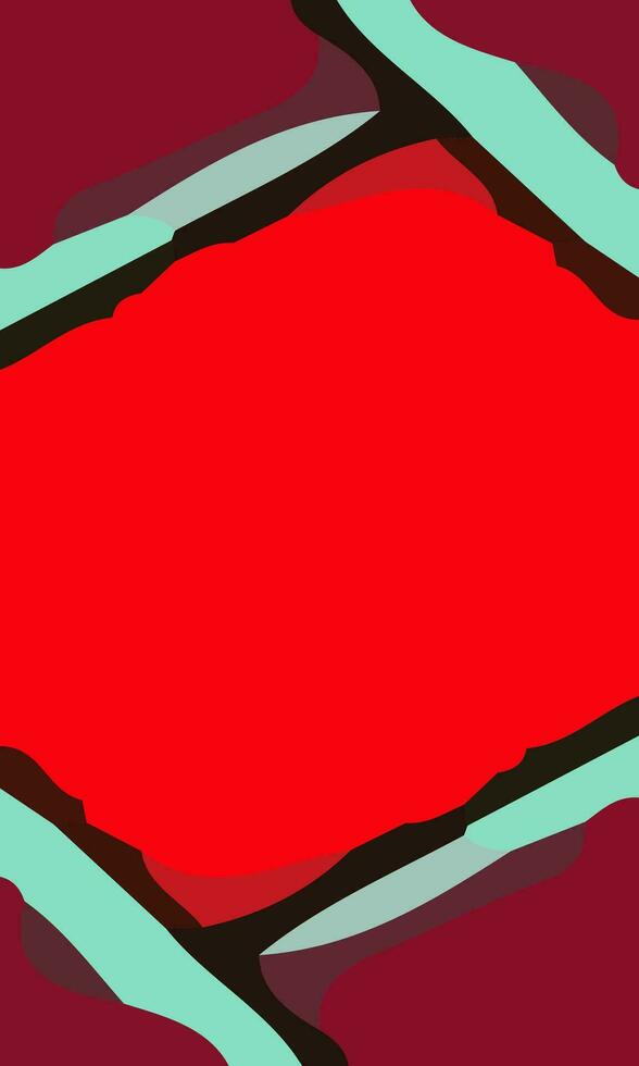 Aesthetic red abstract background with copy space area. Suitable for poster and banner vector