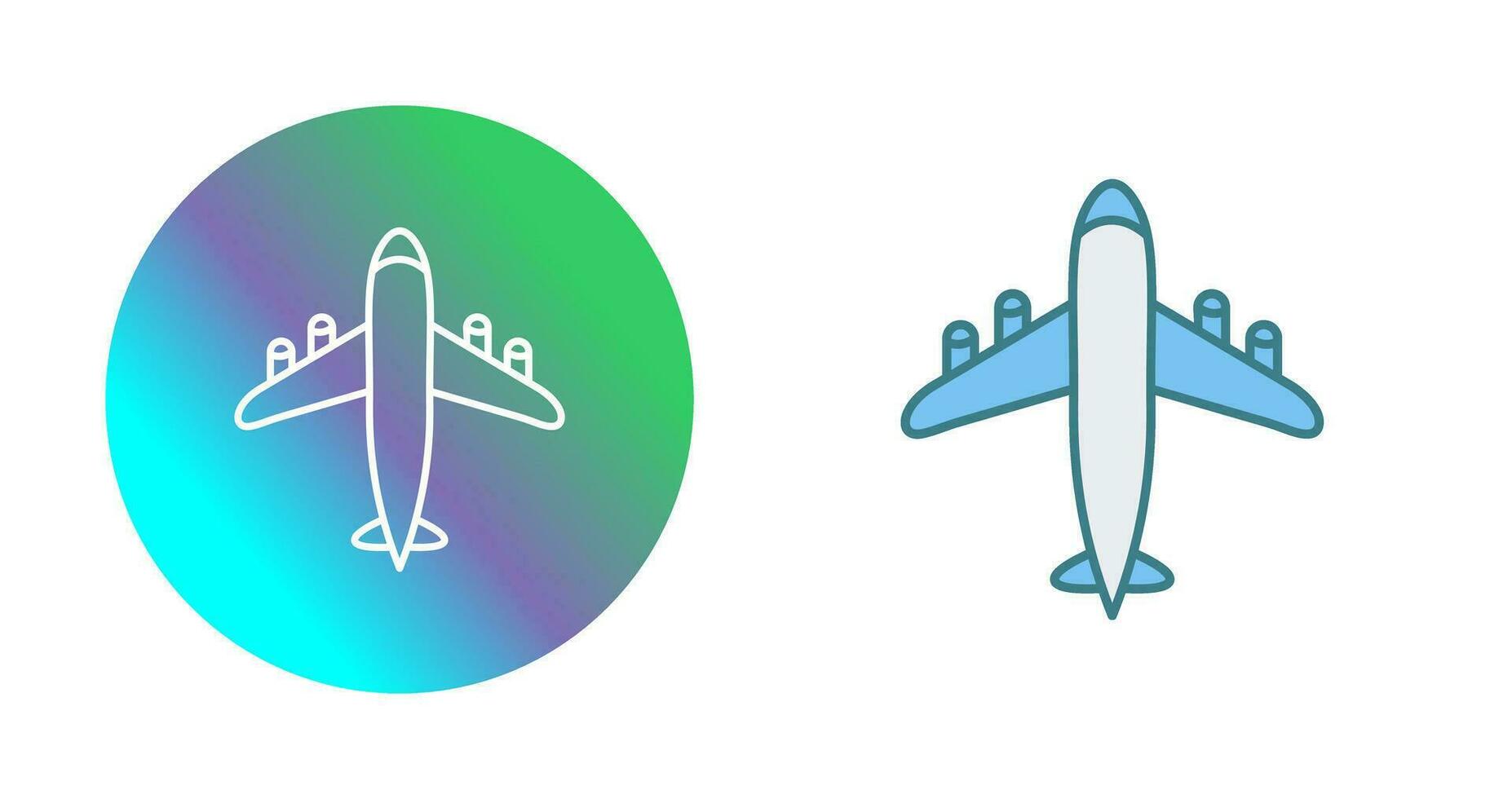 Flying Airplane Vector Icon