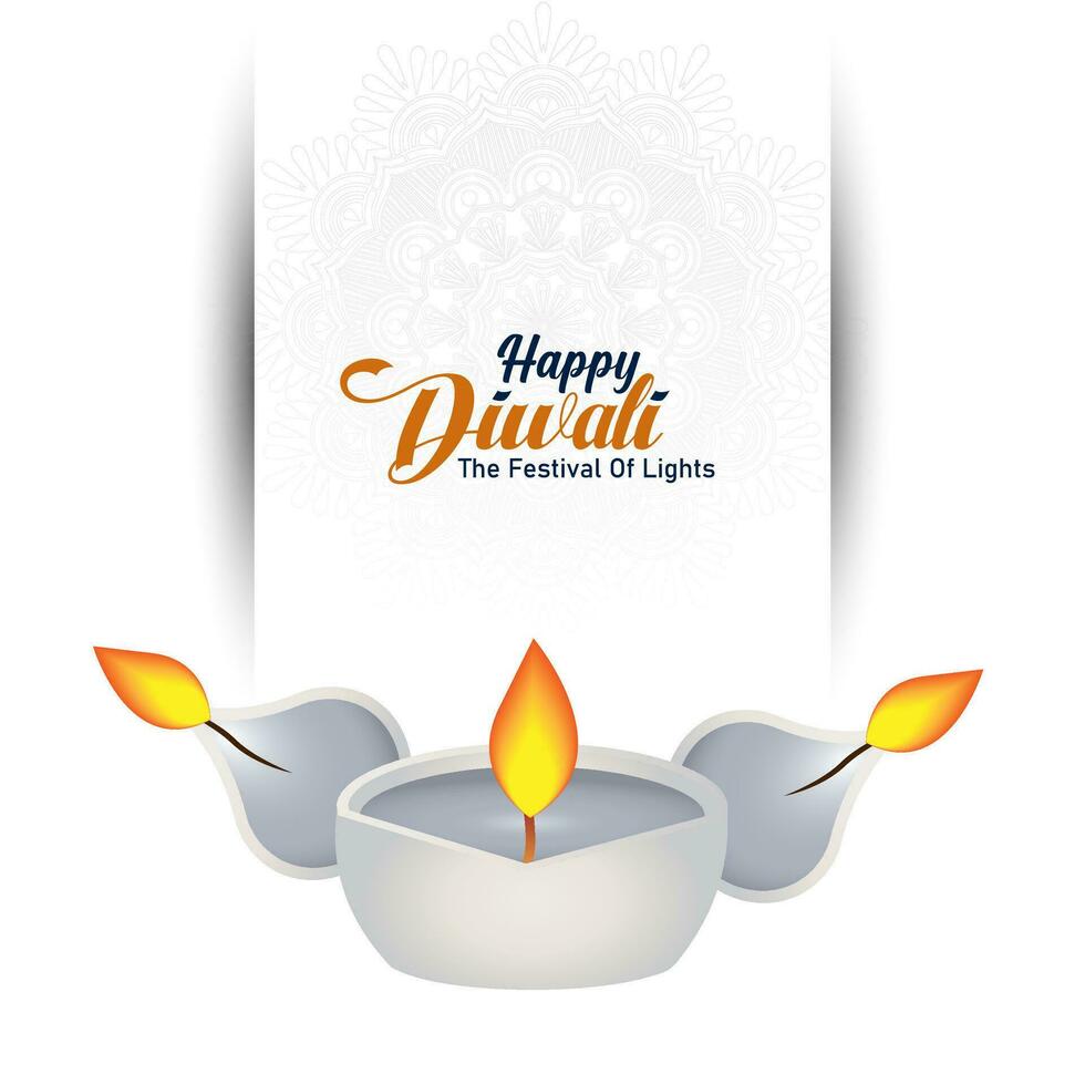 contento diwali ilustración antecedentes diseño vector