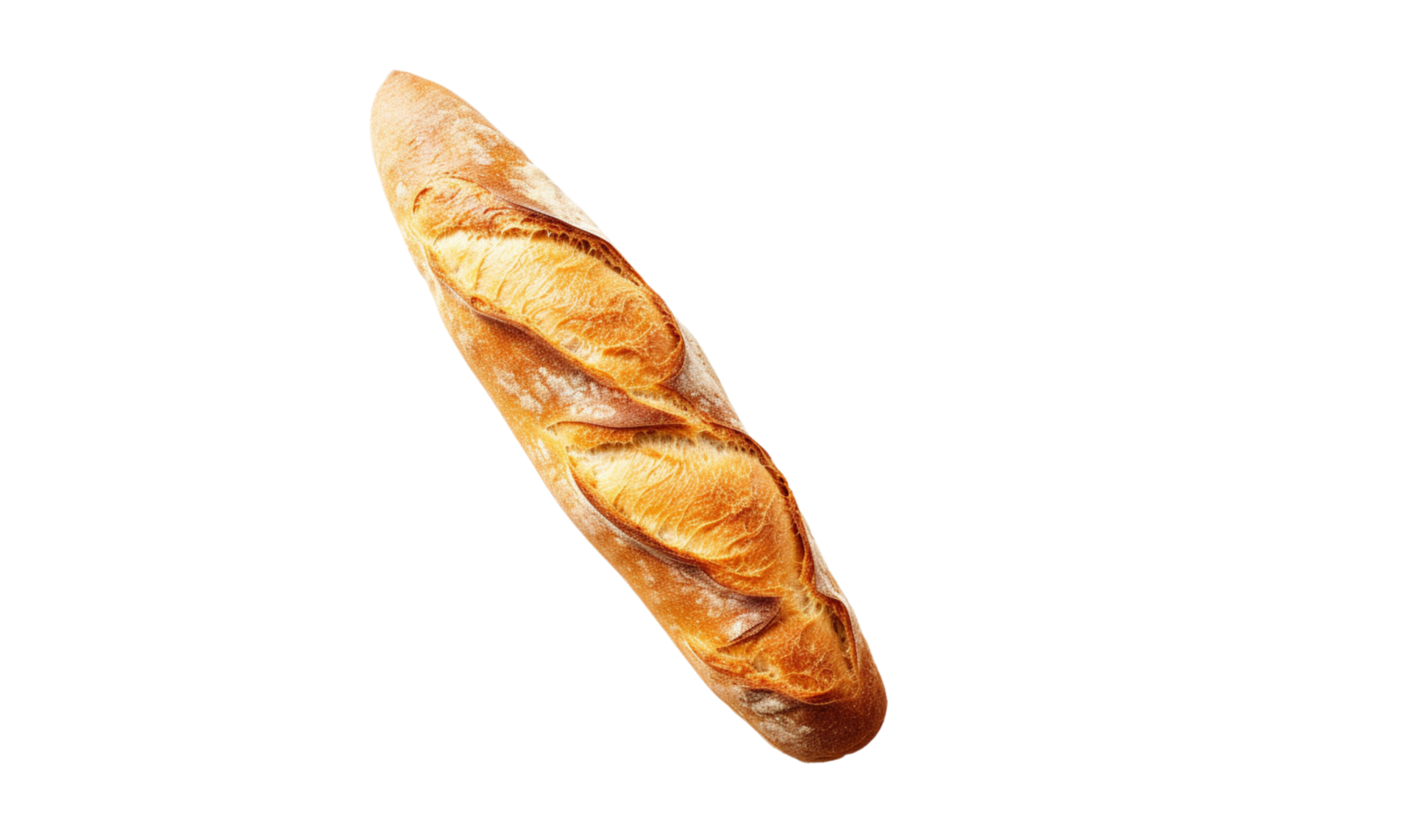 AI Generated baked goods bread baguette transparent png
