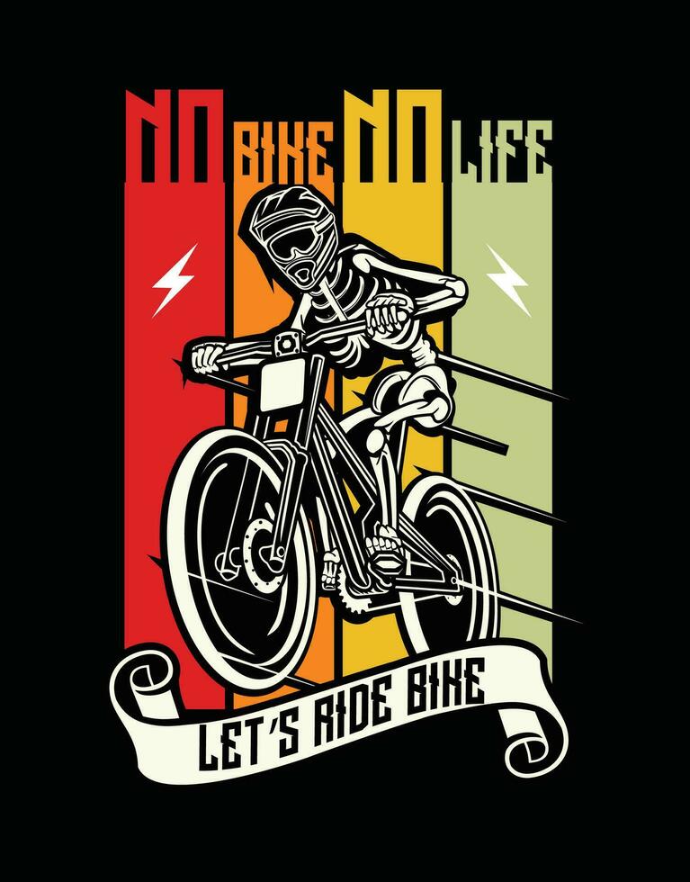 No ride no life vector