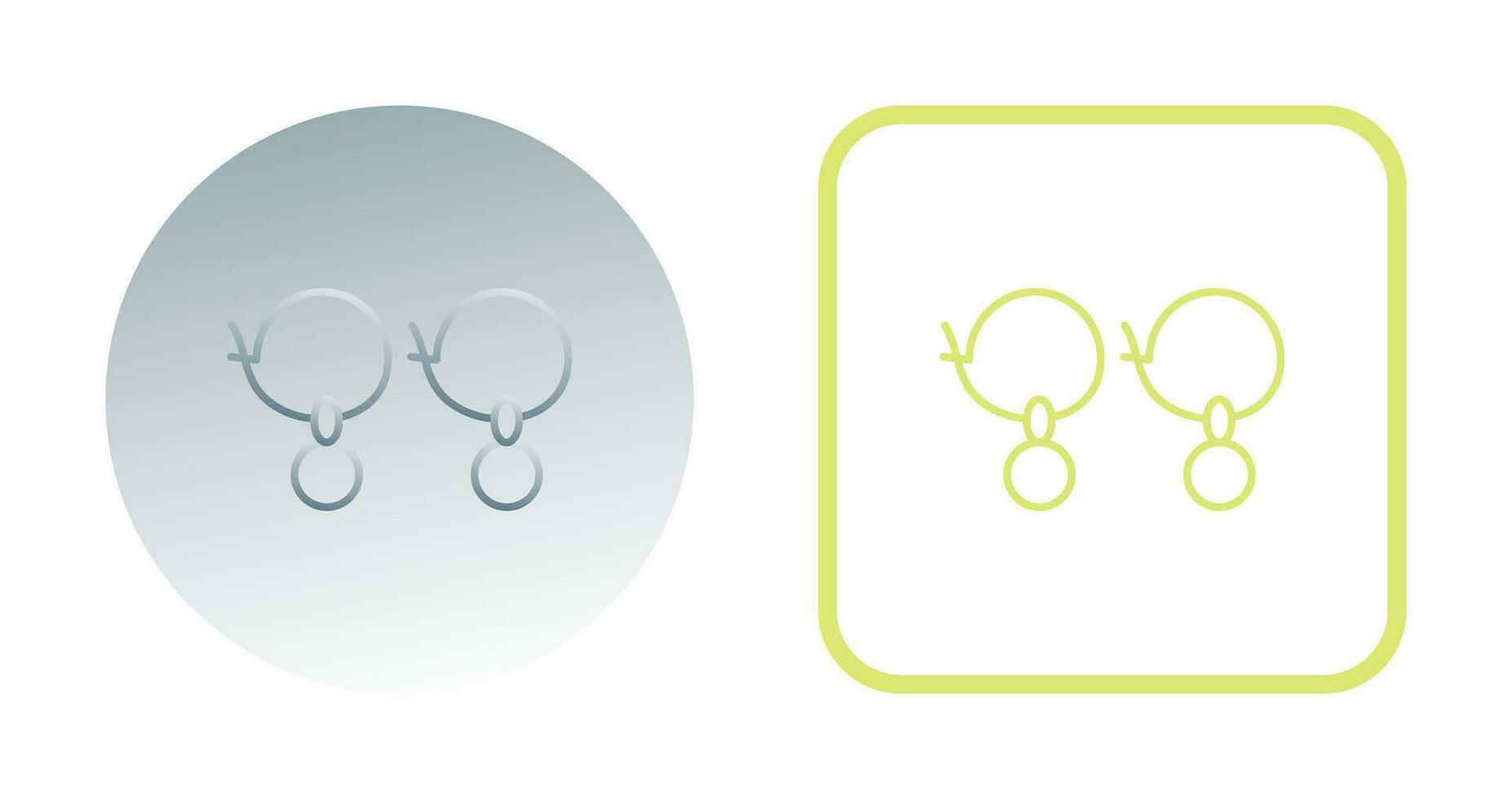 Earrings Vector Icon