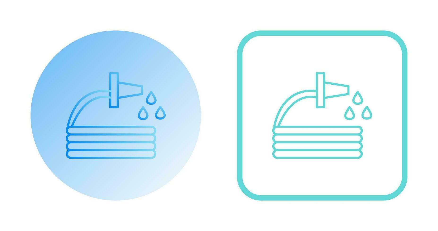 Unique Water Hose Vector Icon