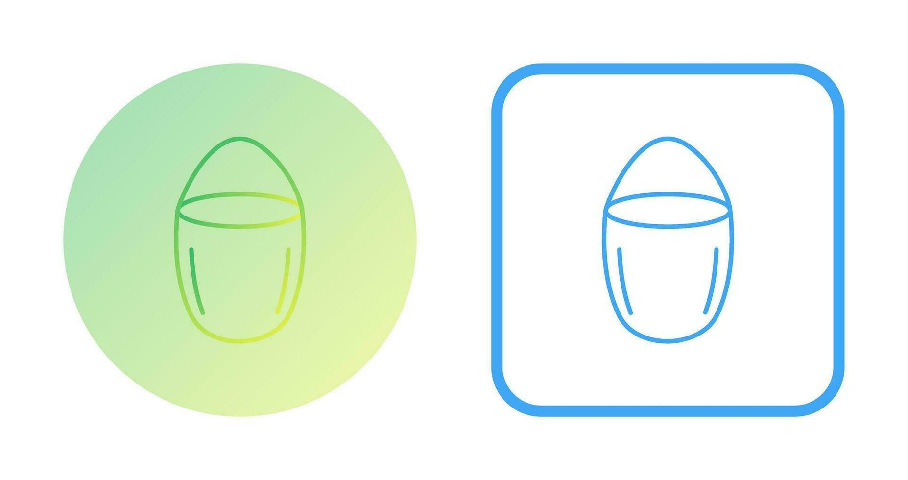 Unique Water Bucket Vector Icon