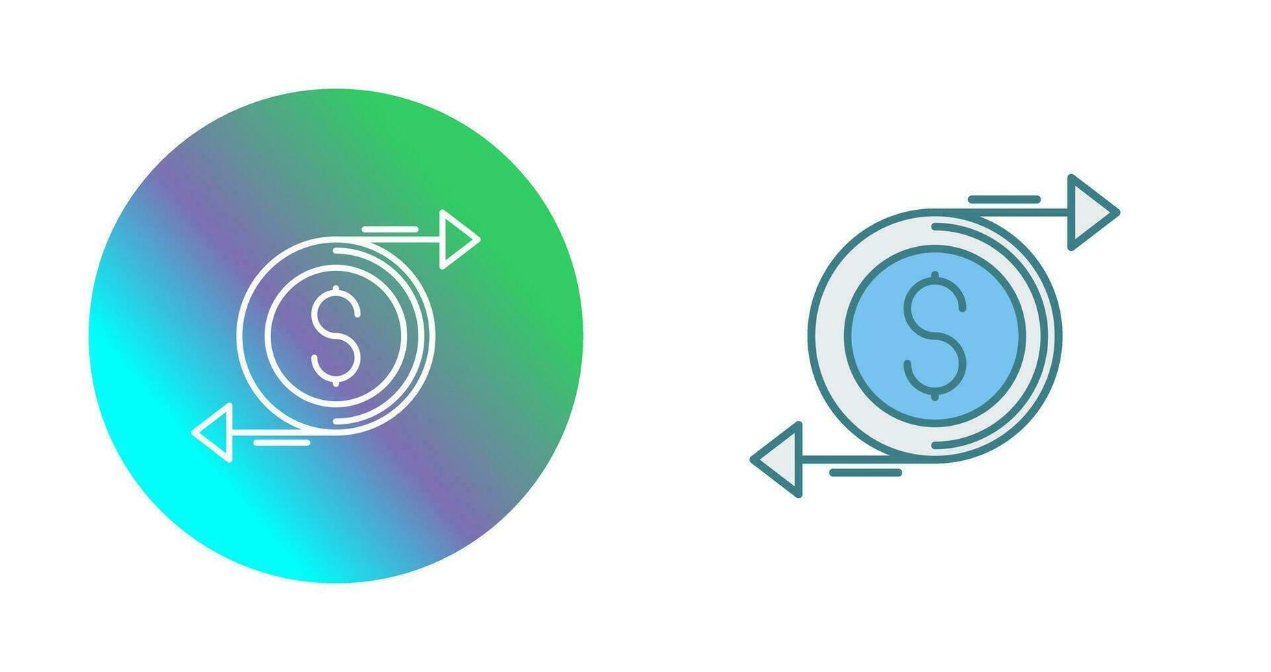 Money Flow Vector Icon