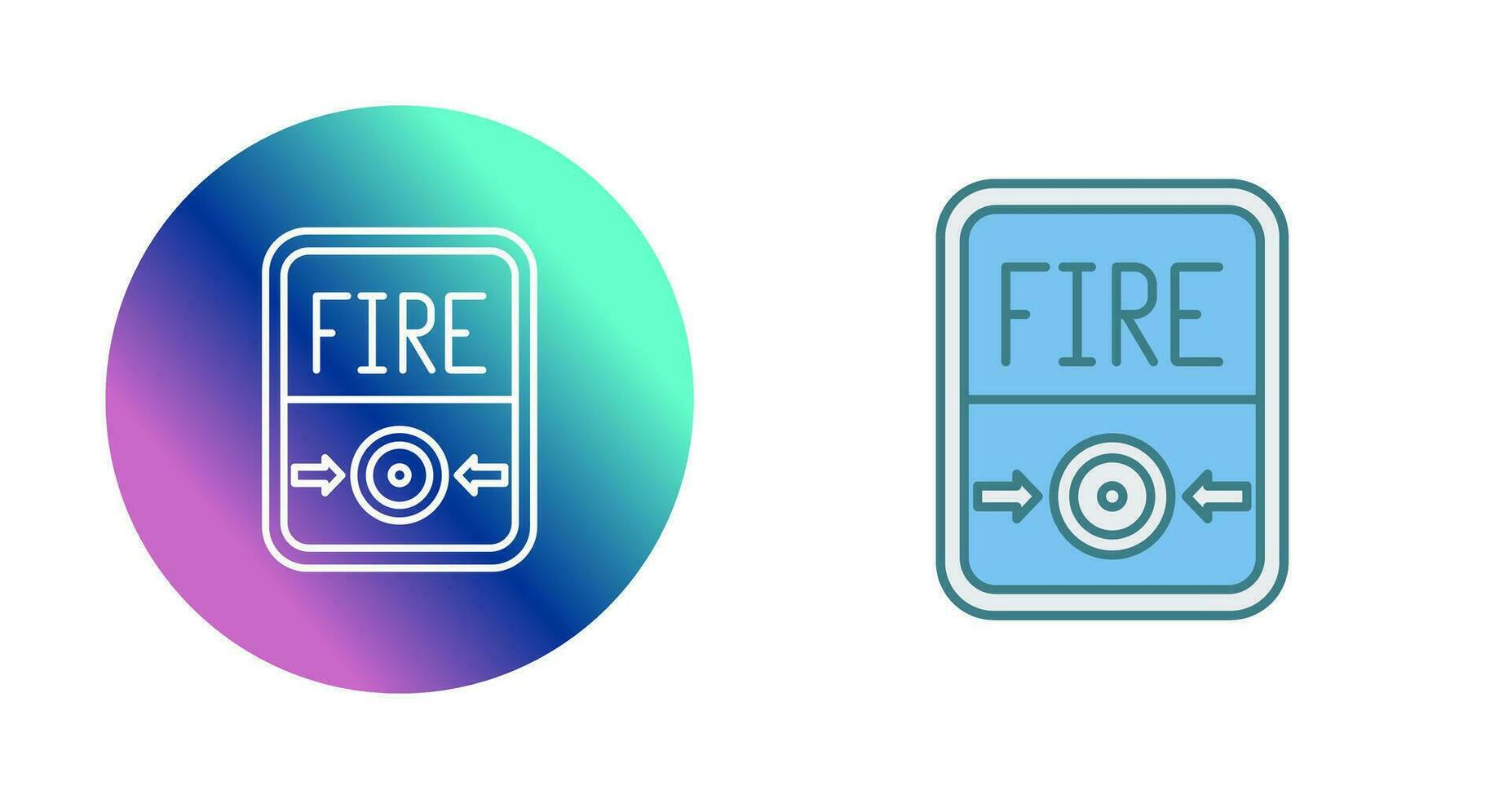 Fire Button Vector Icon