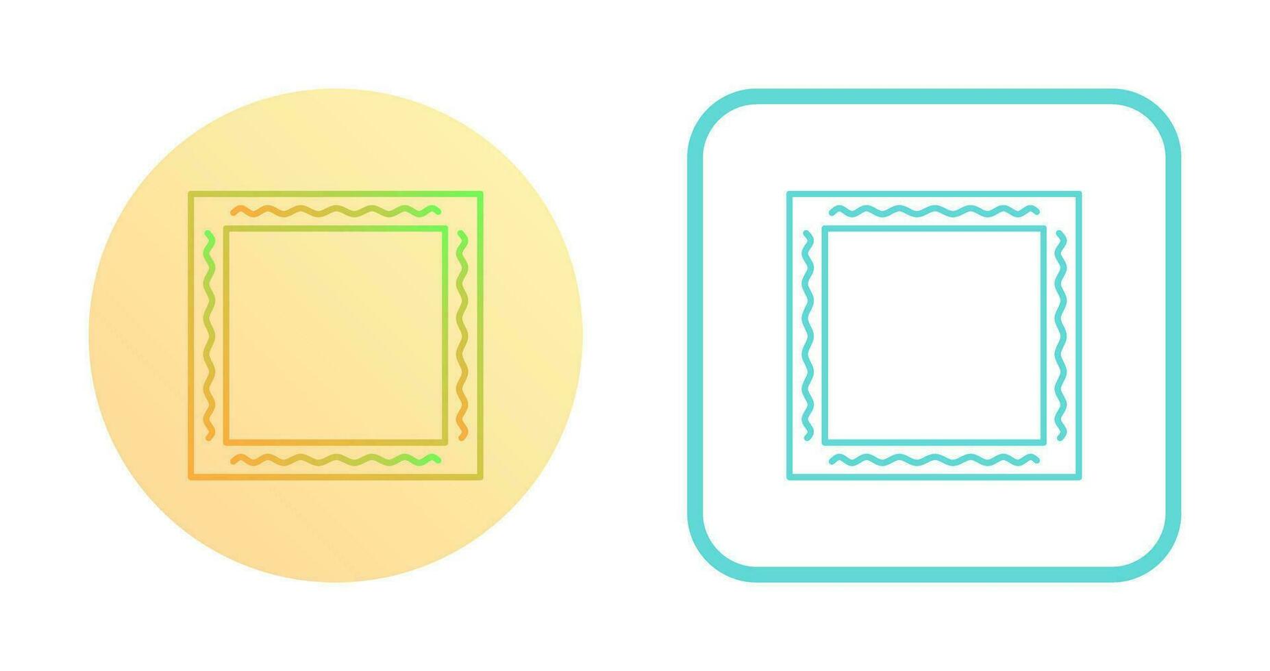 Unique Frame Vector Icon