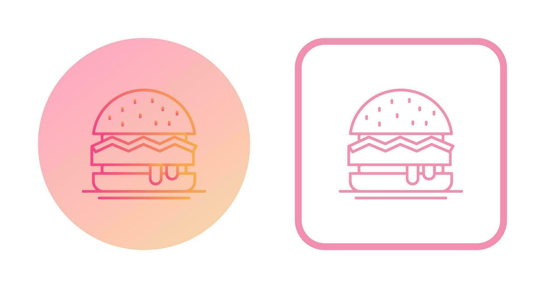 Hamburger Vector Icon