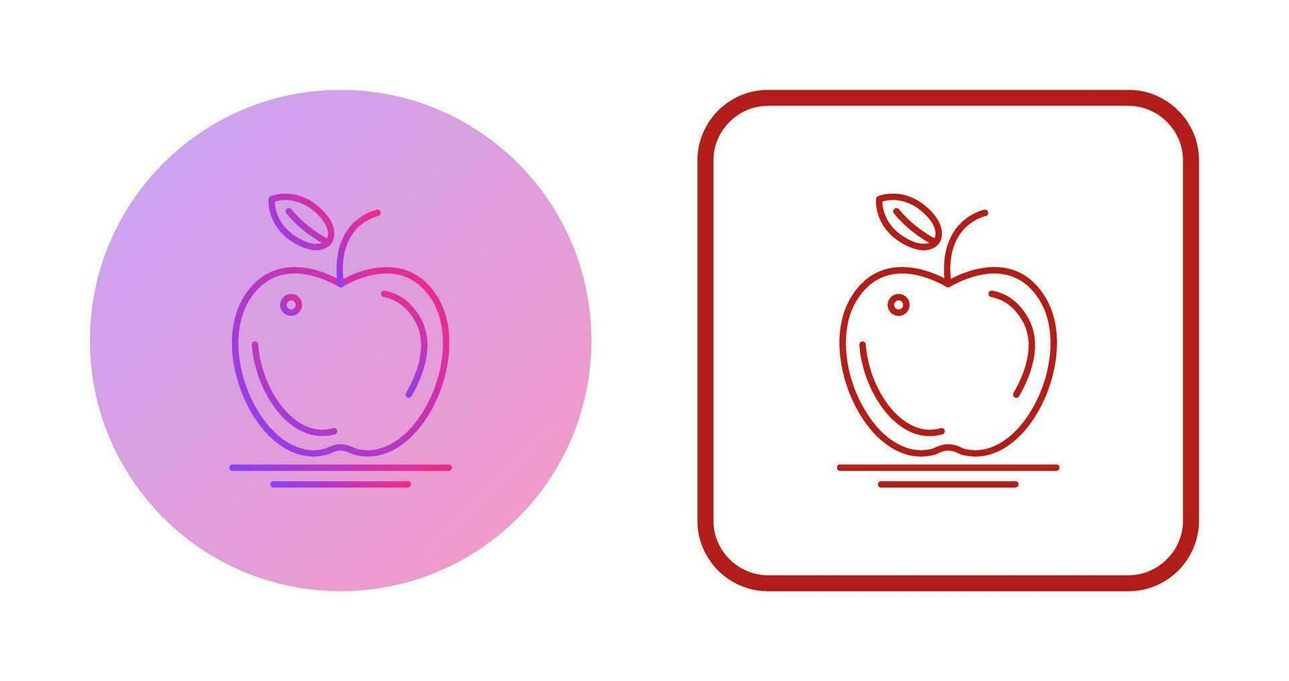 icono de vector de manzana