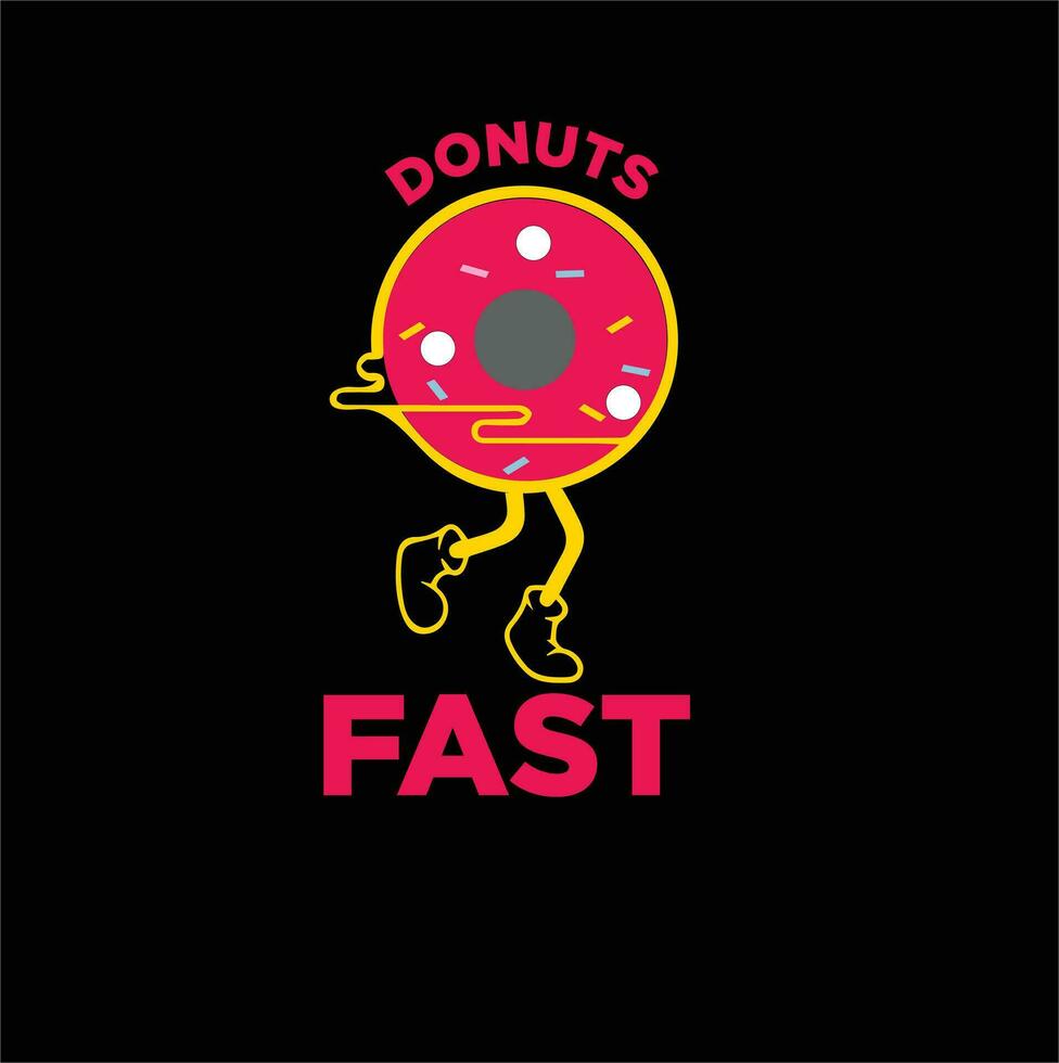 Colorful Donuts Logo vector