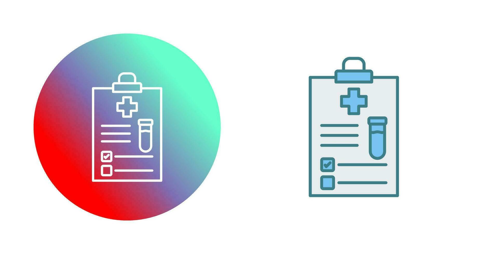 Medical Report Vector Icon