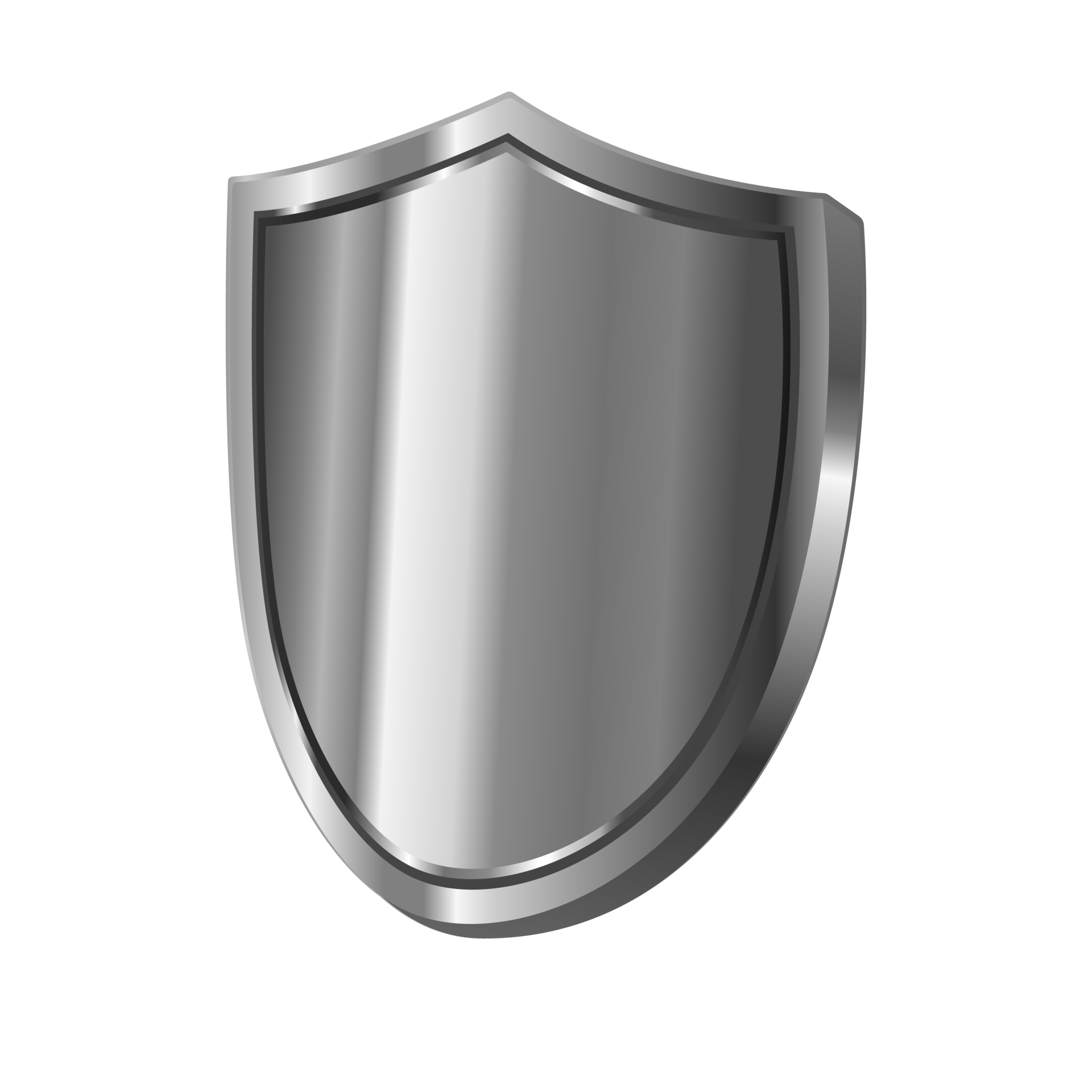 3d metal protective shield icon 31113575 PNG