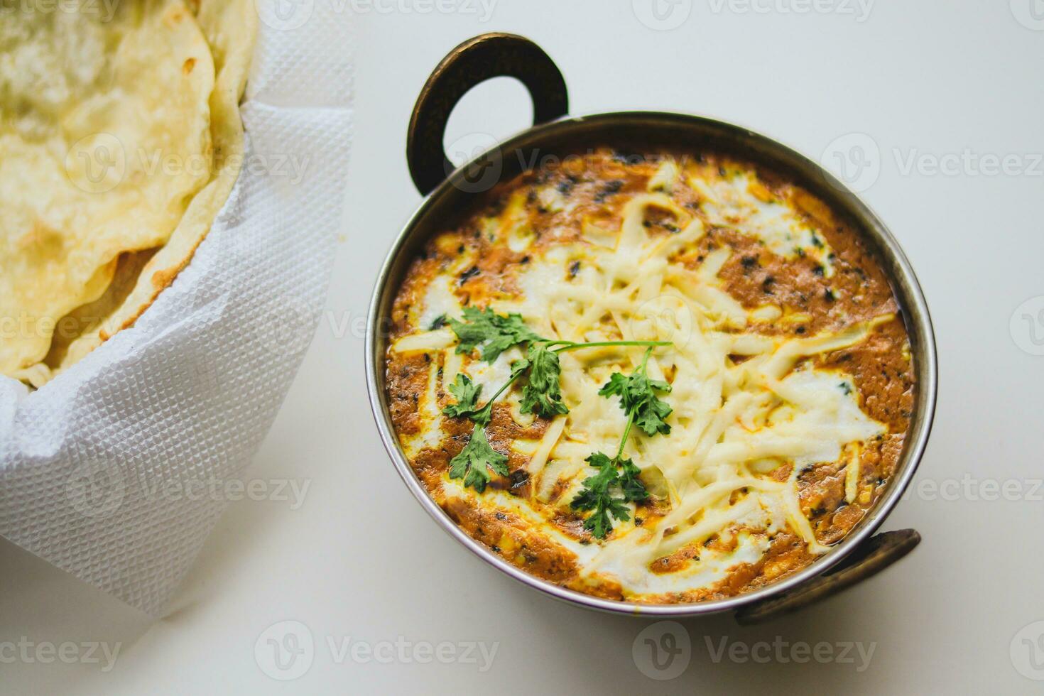 Tasty butter chicken curry or Murg Makhanwala or masala dish from Indian cuisine photo