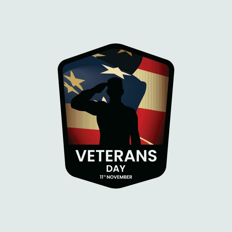 Veterans day background national holiday of the united state vector