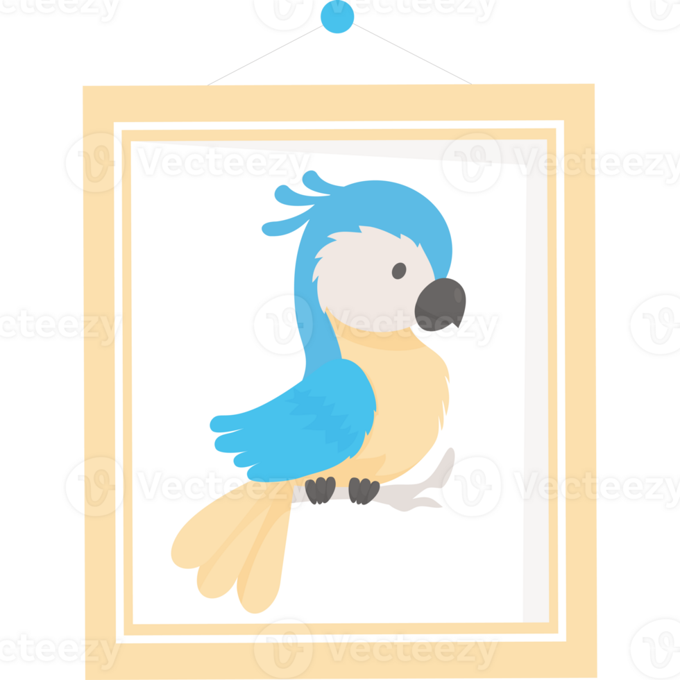 Photo frame of parrot 31113919 PNG