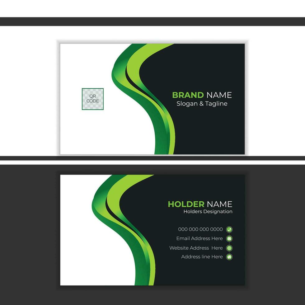 Elegant and simple Business Card vector