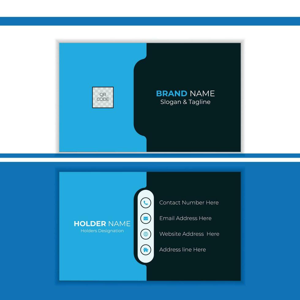 professional business card design layout vector