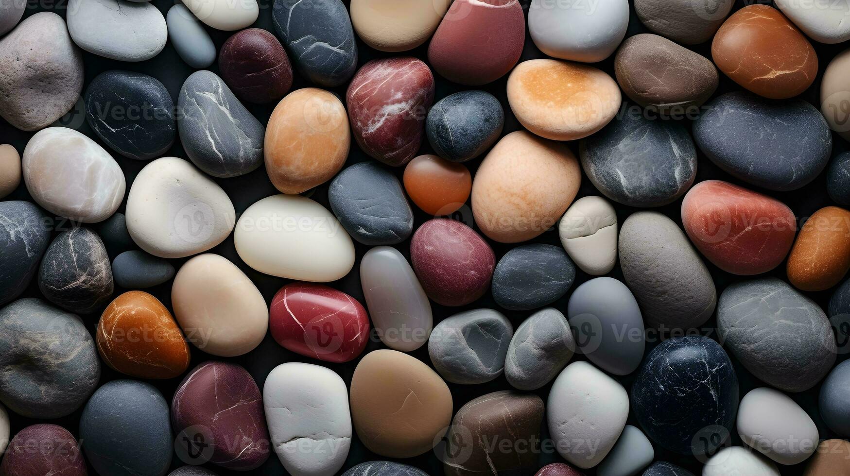 High quality photo of river pebble stones background