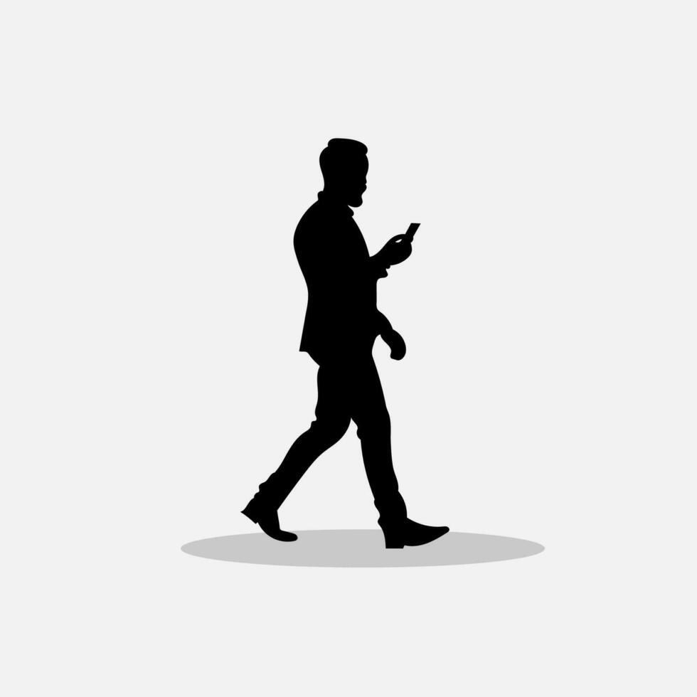 Men walking vector png