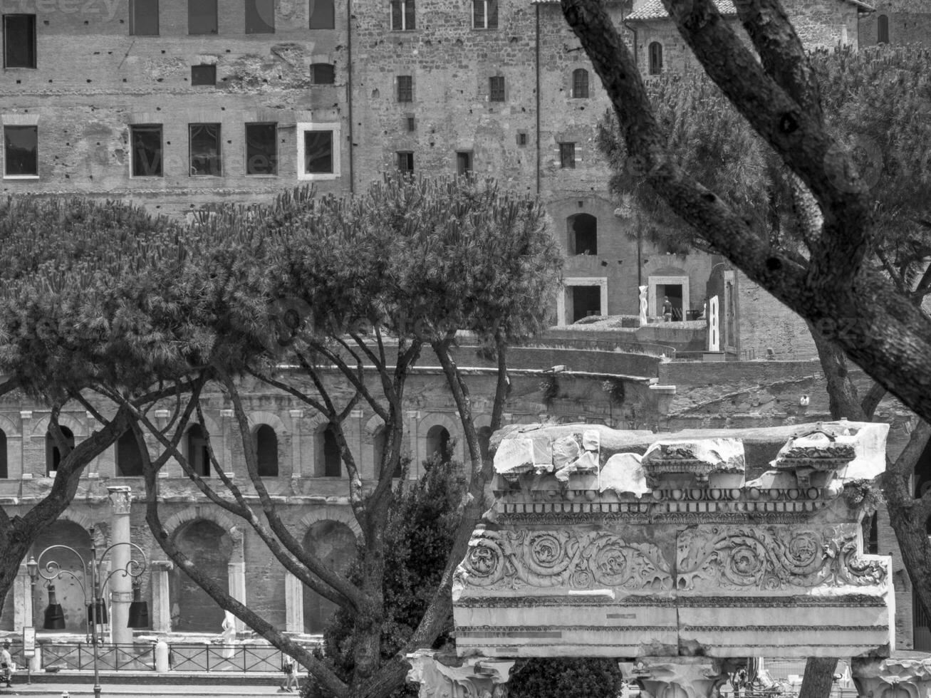 the old city of Rome in italy photo