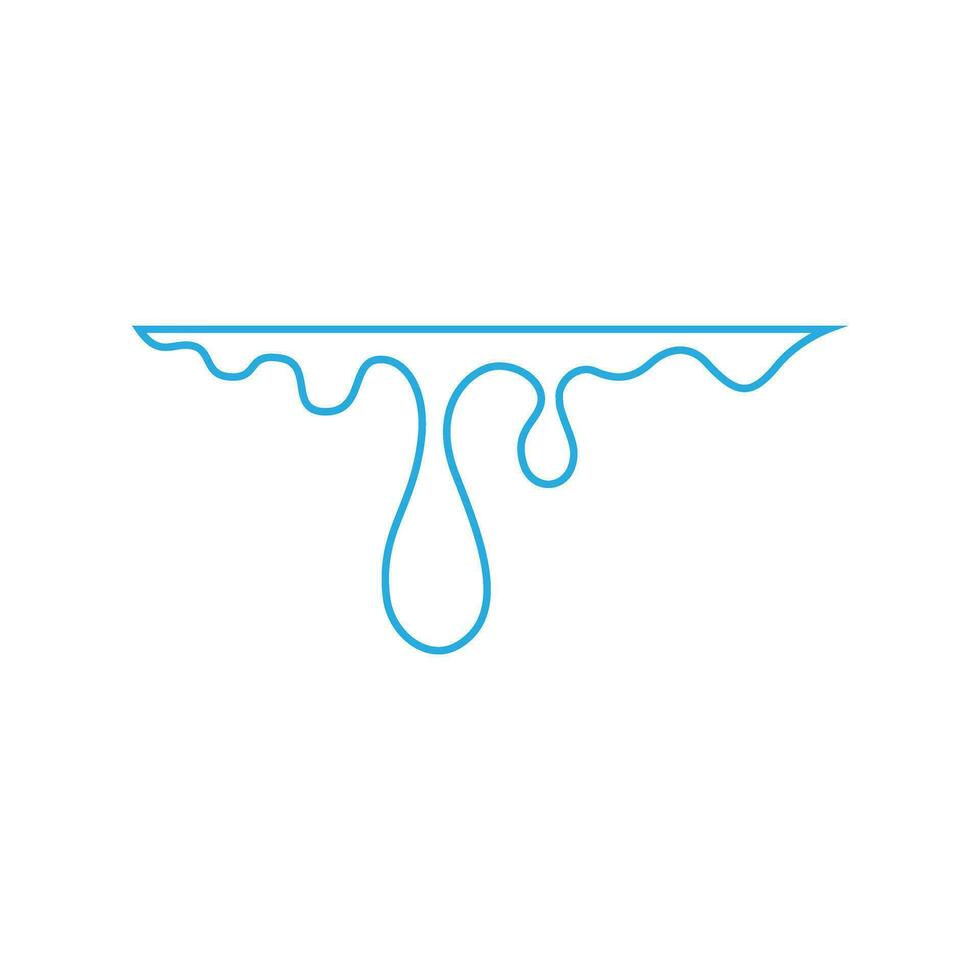 Water drops icon vector. Water illustration sign. Spray symbol. Ocean logo. Sea mark. vector