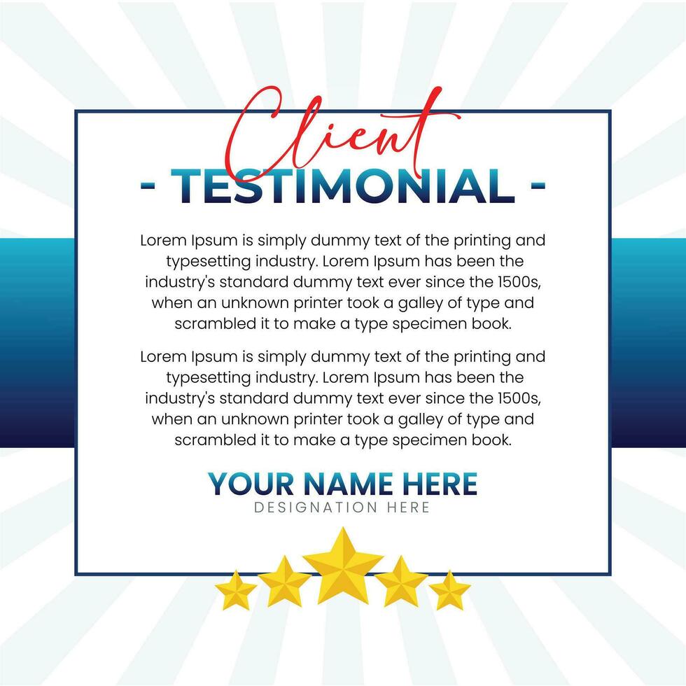 Creative Testimonial, Quote , Infographic Template Design vector