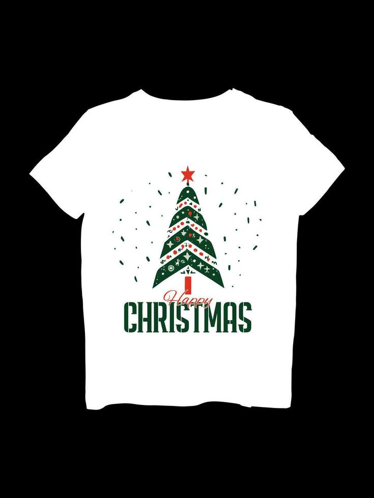 Happy Merry Christmas t-shirt design vector