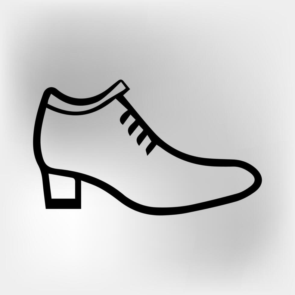 vector shoe icon illustration vector isolated on white background