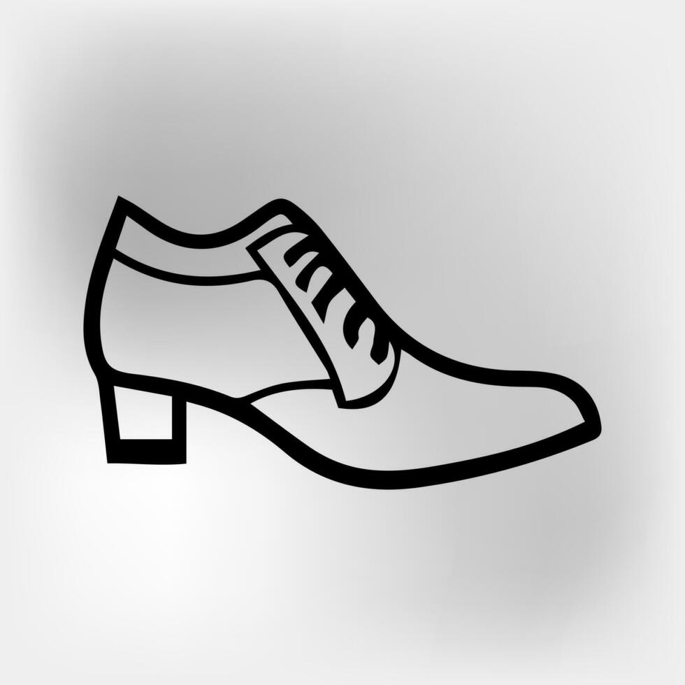 vector shoe icon illustration vector isolated on white background