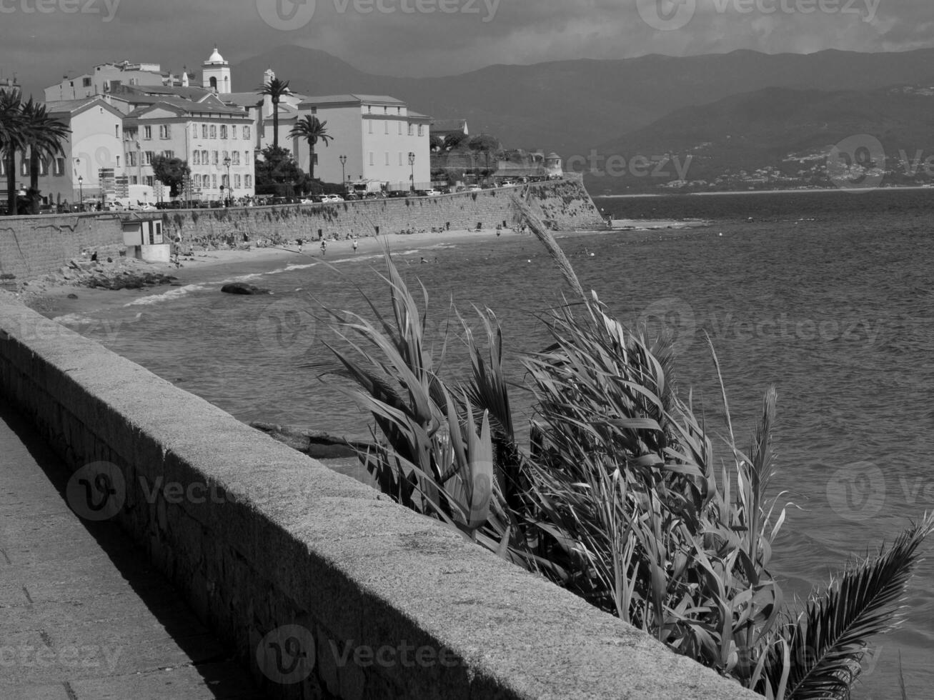 Ajaccio on corsica island photo