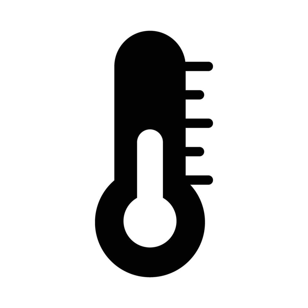 Temperature Vector Glyph Icon For Personal And Commercial Use.