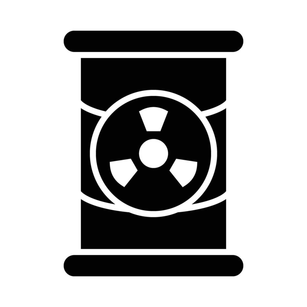 Chemical waste Vector Glyph Icon For Personal And Commercial Use.