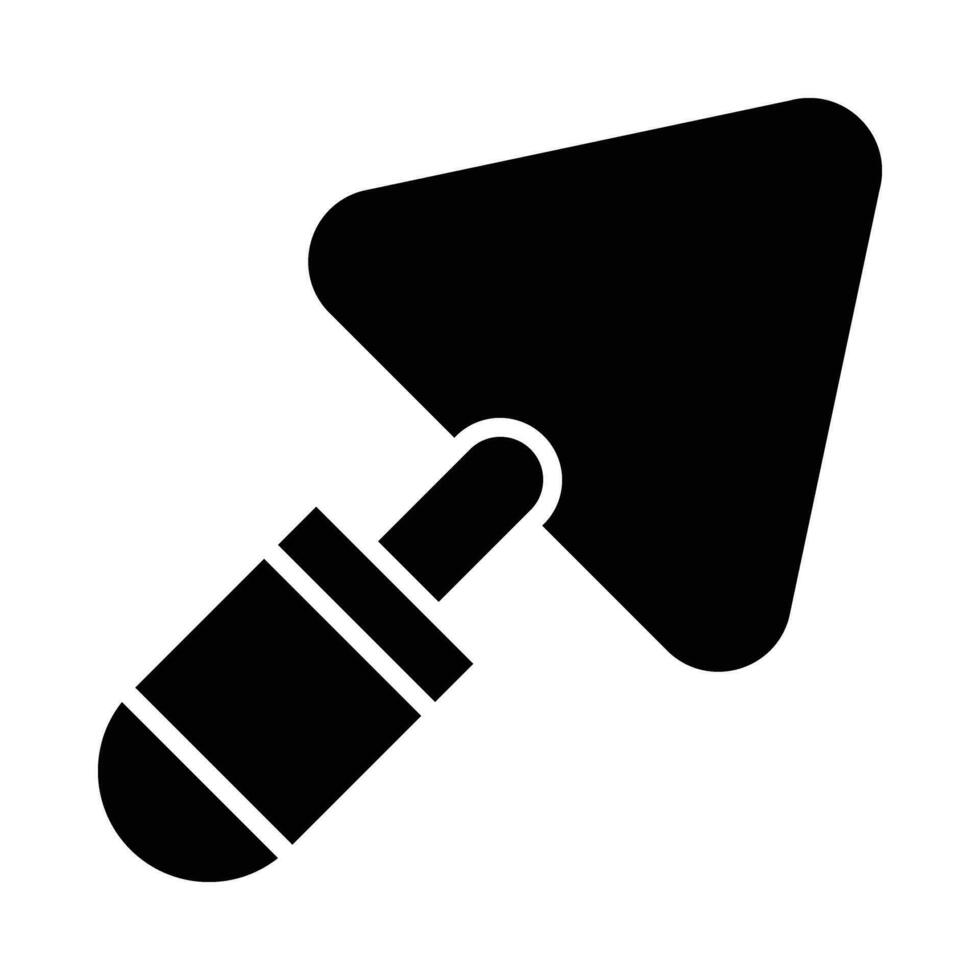 Trowel Vector Glyph Icon For Personal And Commercial Use.
