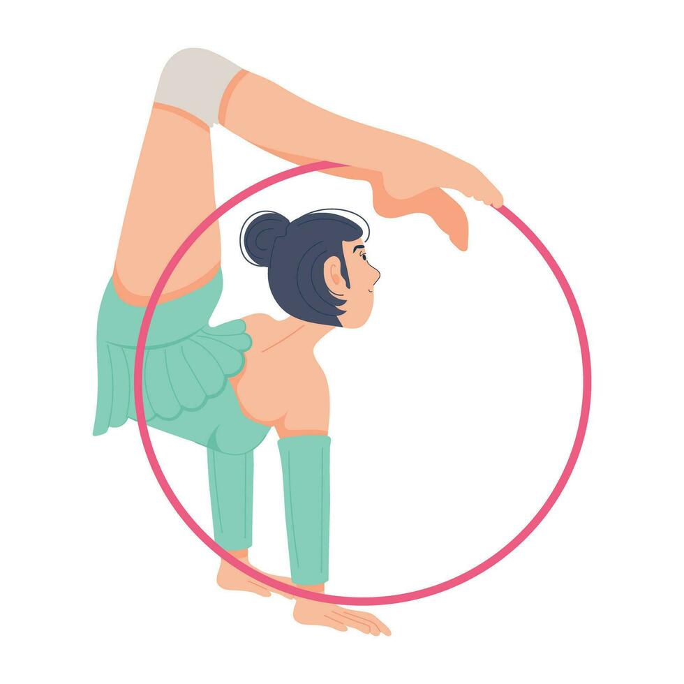 Trendy Scorpion Pose vector