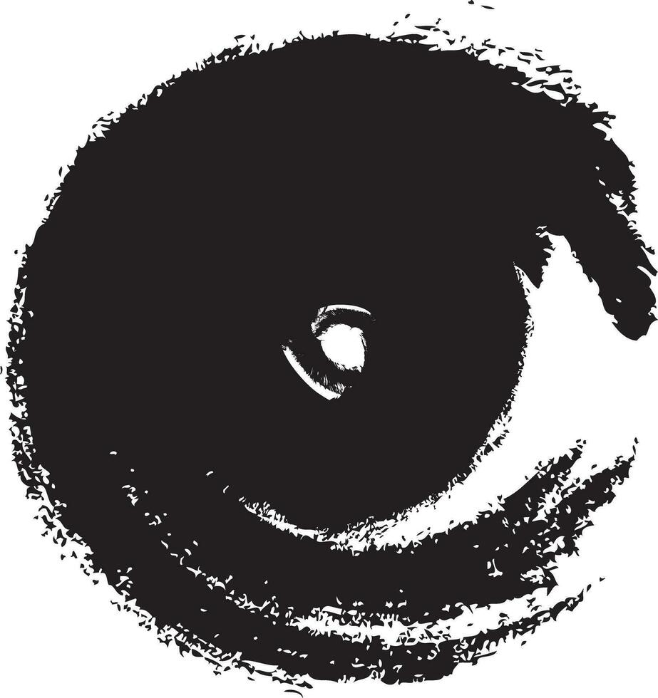Black Circle Brush Stroke 31115716 Vector Art at Vecteezy