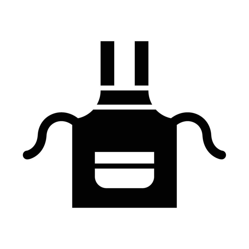 Apron Vector Glyph Icon For Personal And Commercial Use.