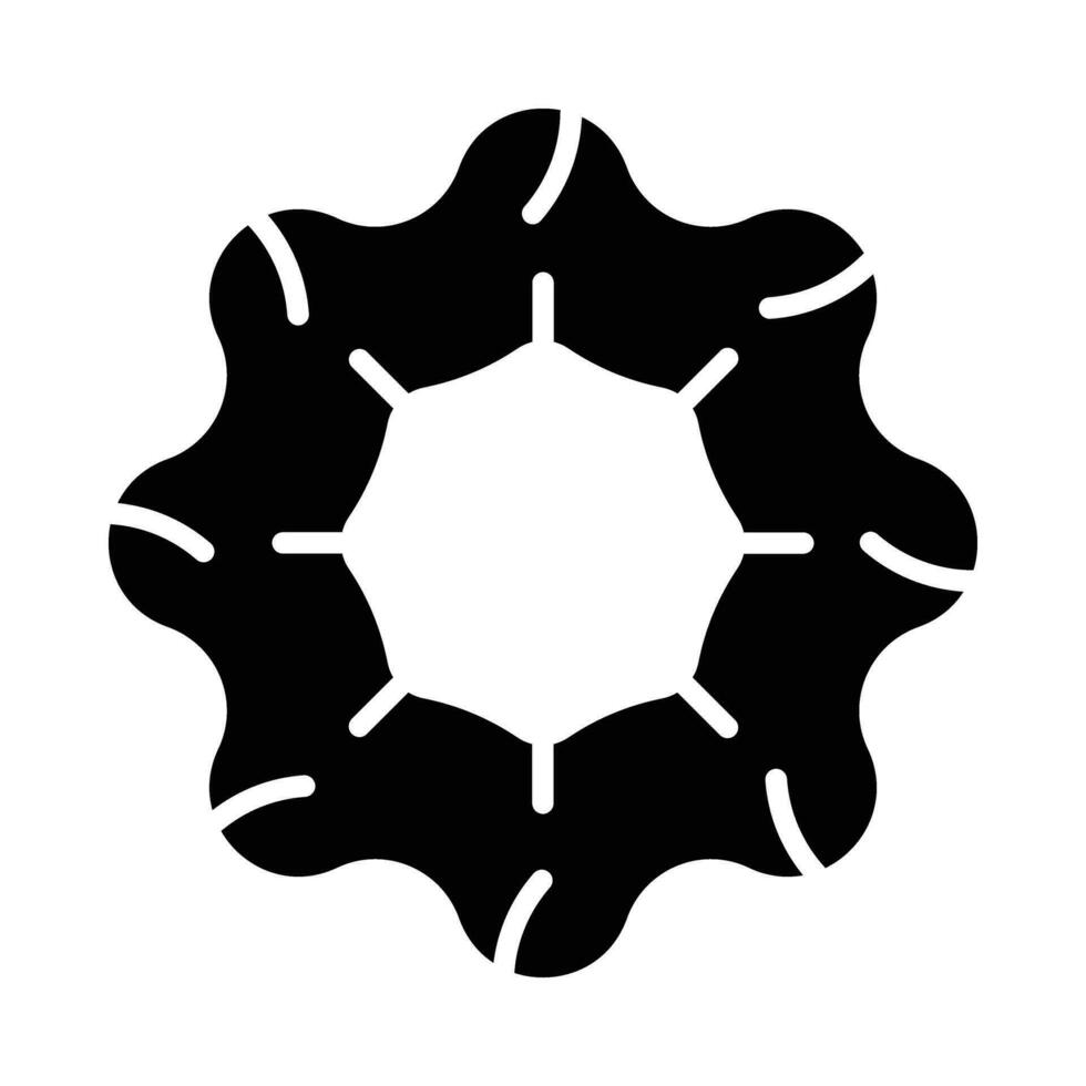 Scrunchie Vector Glyph Icon For Personal And Commercial Use.